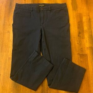 Banana Republic Pants 6 Navy Blue Chinos Pockets Straight Leg Casual everyday
